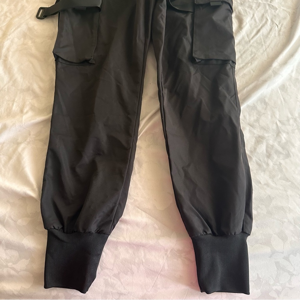 Black Cargo Pants - Picture 2 of 5